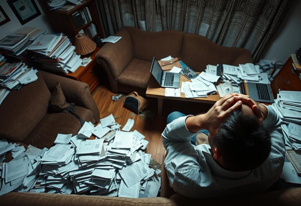 dívidas acumuladas ao longo da vida